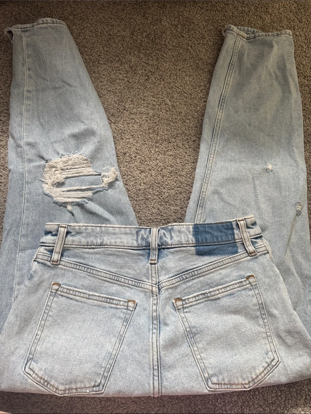 Abercrombie high rise mom Jean curve love